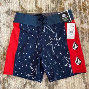 Volcom toddler boys swim trunks size 4T NWT